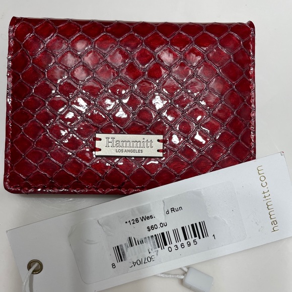 NWT Hammitt 126 West Red Run Woman’s Wallet - Picture 7 of 7